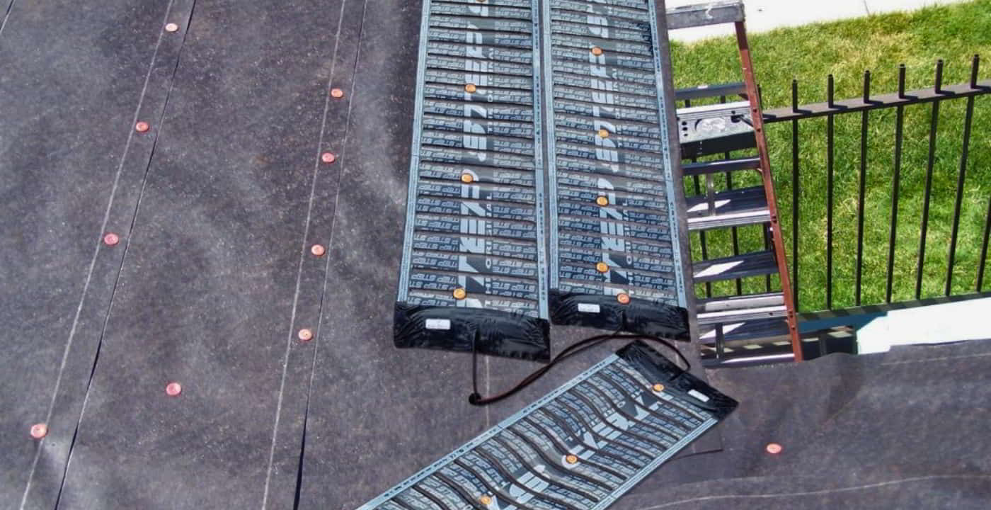roof heat tape installation